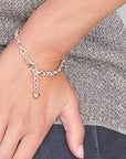 Mini Lifetime Rose Gold Heart Charm Bracelet