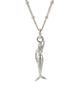 Mini Mermaid Silver Necklace - Zennor