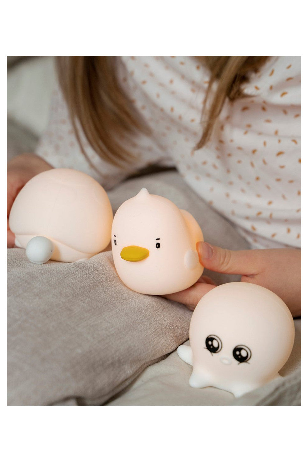Floating Animal Bath Lamps – Color Changing &amp; Waterproof Set by Rabbit &amp; Friends at brixbailey.com