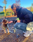 Mini Dog Walking Bag - Sage Green