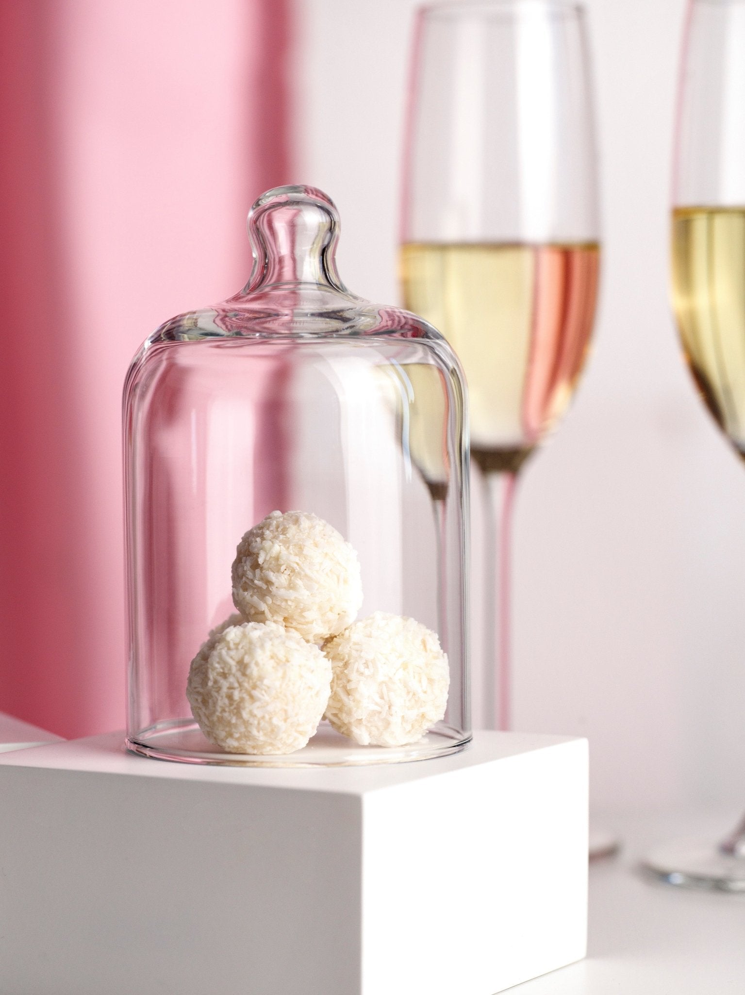 Miniature Vintage Glass Cloche Domes