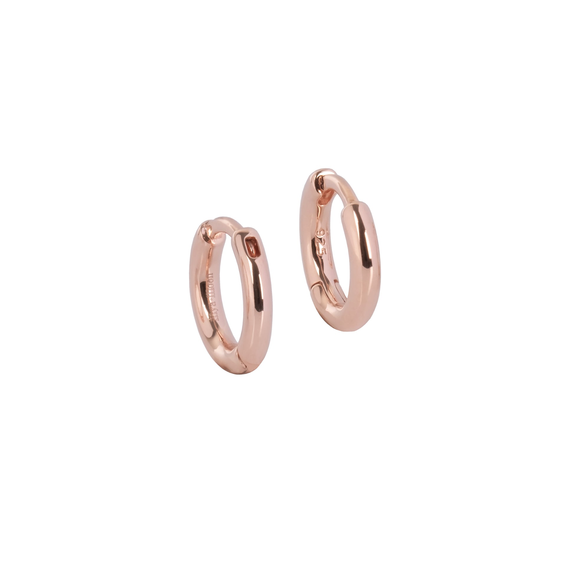 Classy Hoop Earrings in 925 Sterling Silver – Elegant &amp; Versatile by MyaMoon at www.brixbailey.com