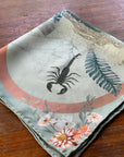 Sage Green Luxury Silk Pocket Square and tie men's Gift set 'Mirage' design inspired by Arizona Desert