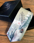 Sage Green Silk Tie, 'Mirage' Men's Luxury Tie in Sage Green