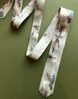 Sage Green Silk Tie, 'Mirage' Men's Luxury Tie in Sage Green