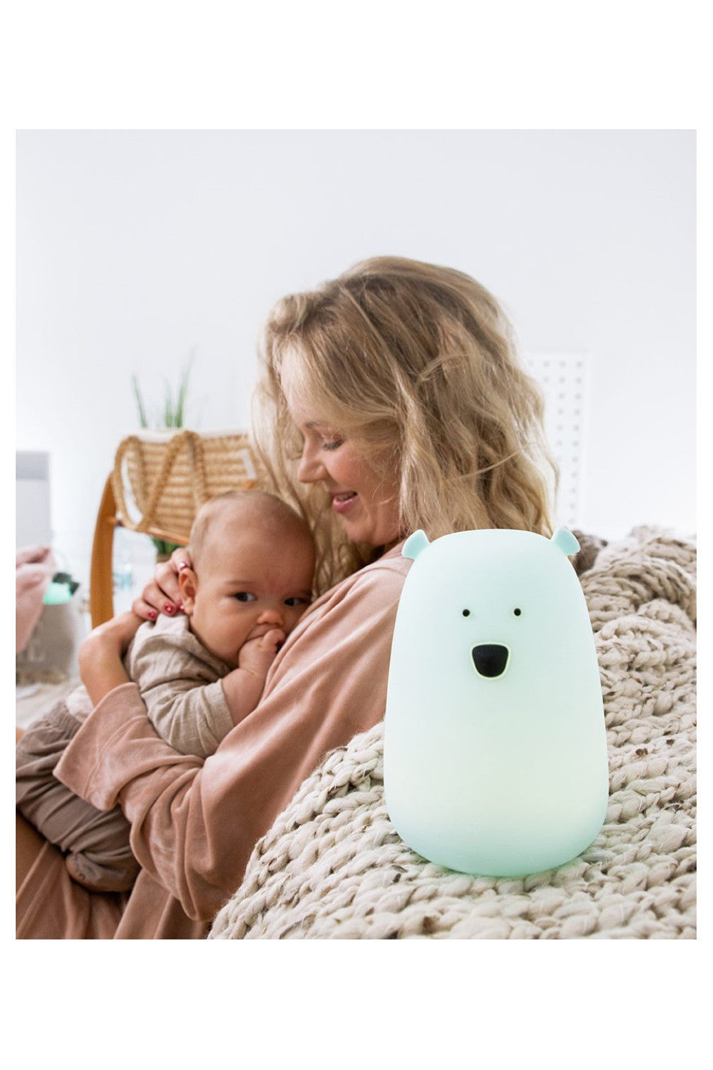 Big Bear LED Night Lamp – Soothing, Safe Sleep for Kids by Rabbit &amp; Friends at brixbailey.com