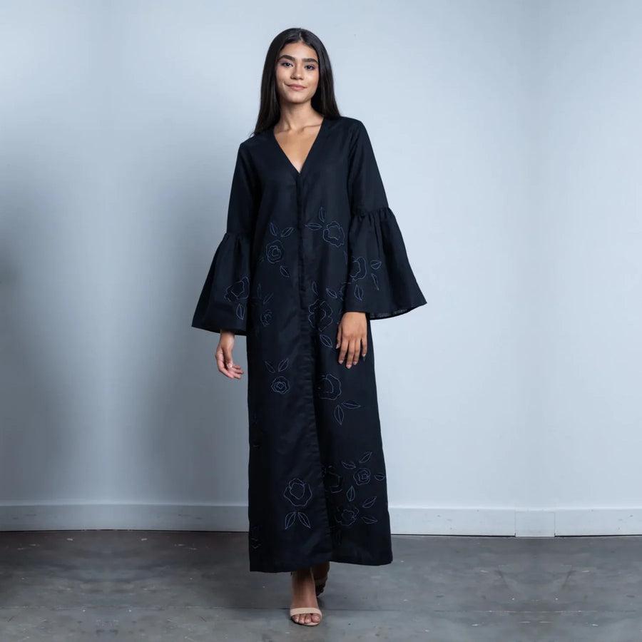 MITSY APPLIQUE DRESS
