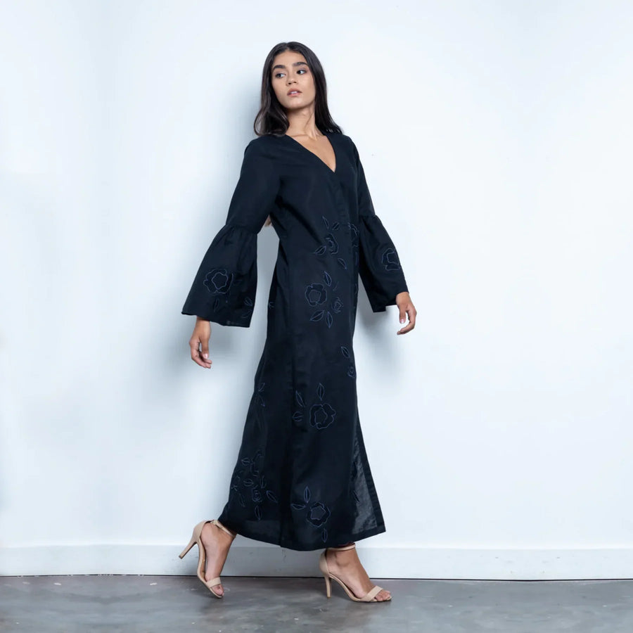 MITSY APPLIQUE DRESS