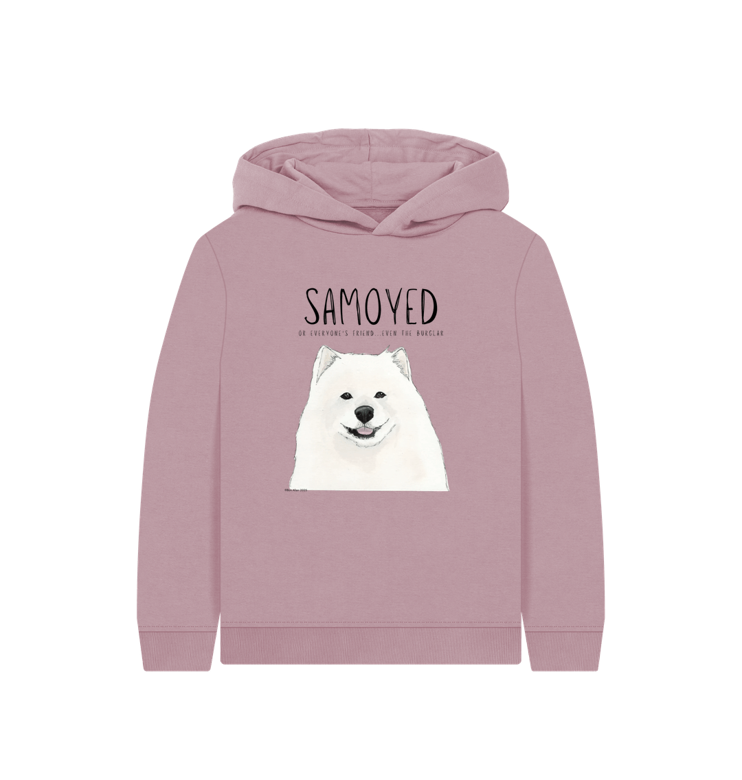 The Samoyed Kid’s Hoodie: Snuggly, Fun &amp; Ready for Mischief!