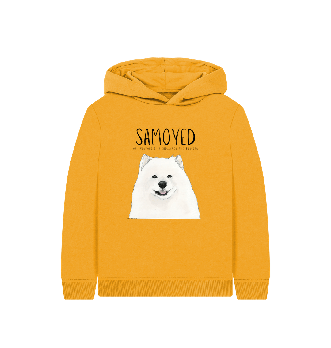 The Samoyed Kid’s Hoodie: Snuggly, Fun &amp; Ready for Mischief!
