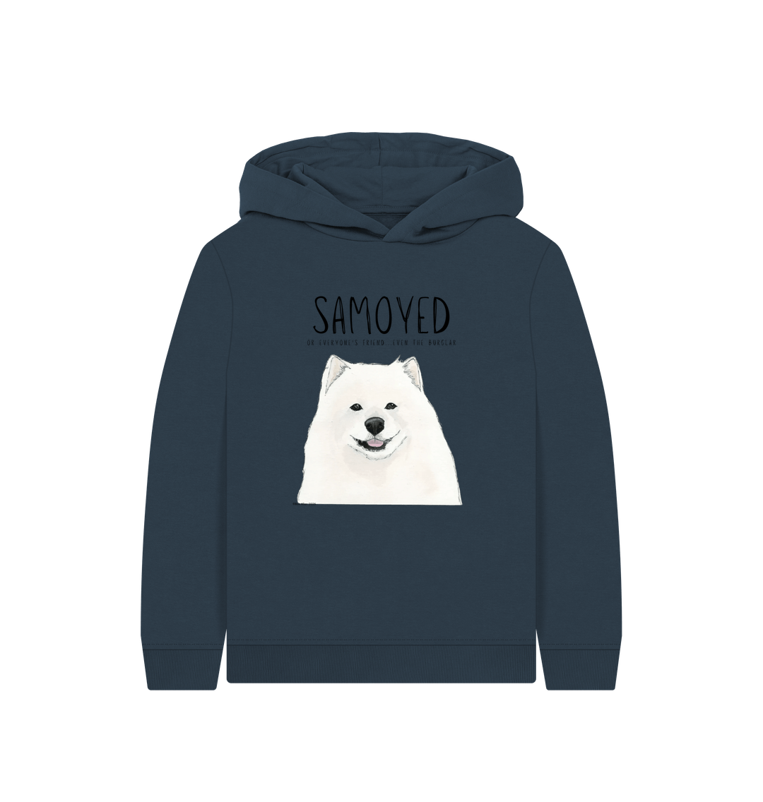 The Samoyed Kid’s Hoodie: Snuggly, Fun &amp; Ready for Mischief!