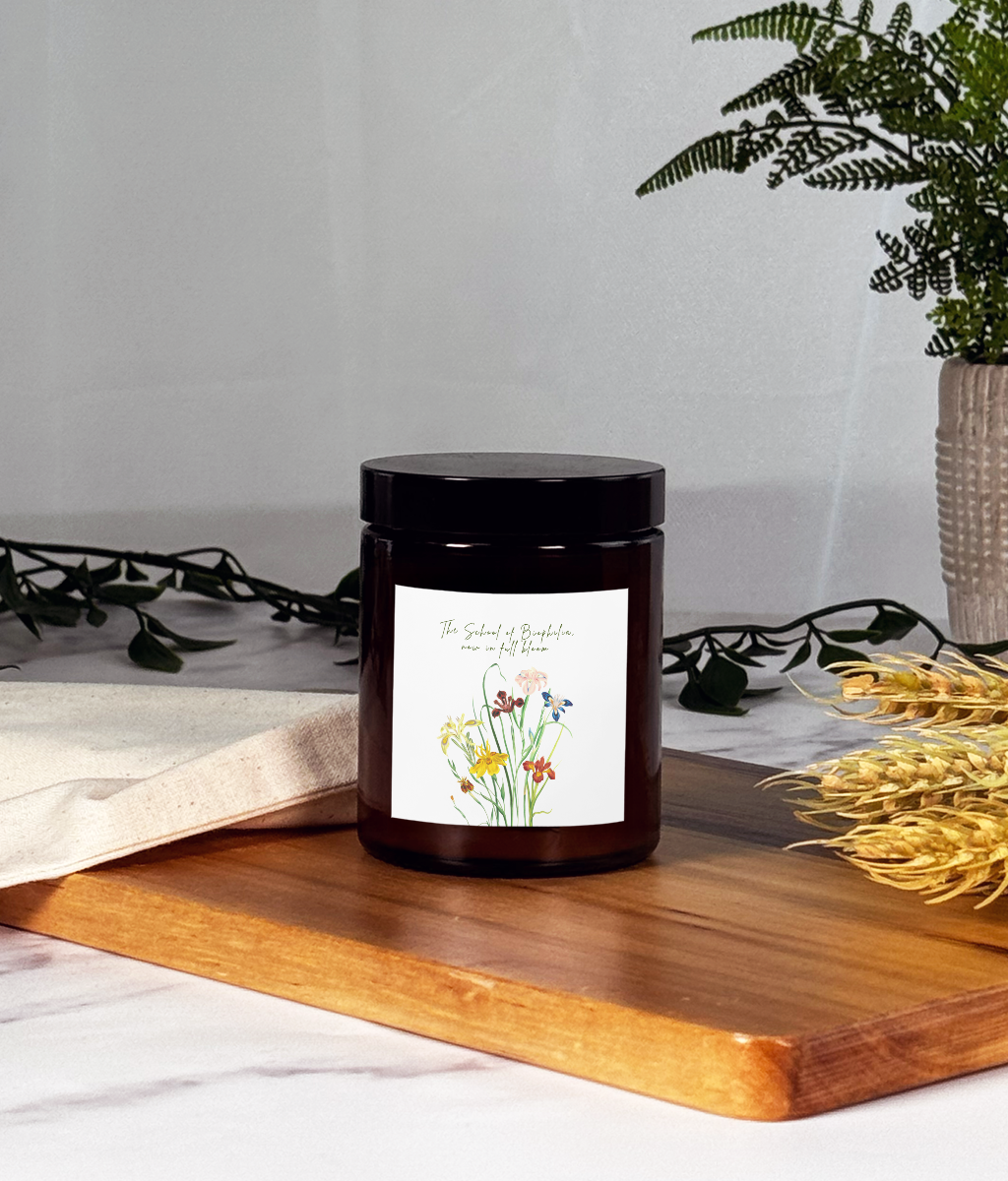 Biophilia in full bloom candle