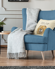 Transform Your Space with Our Fun Red Chow Chow Cushion Cover!