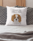 Cushion of the Crown: Cavalier King Charles Spaniel with Royal Shadow Attitude