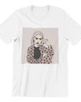 Unisex Organic Cotton T Shirt with Stay Rad Illustration
