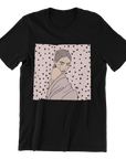Unisex Organic Cotton T Shirt with Hand Drawn Illustration