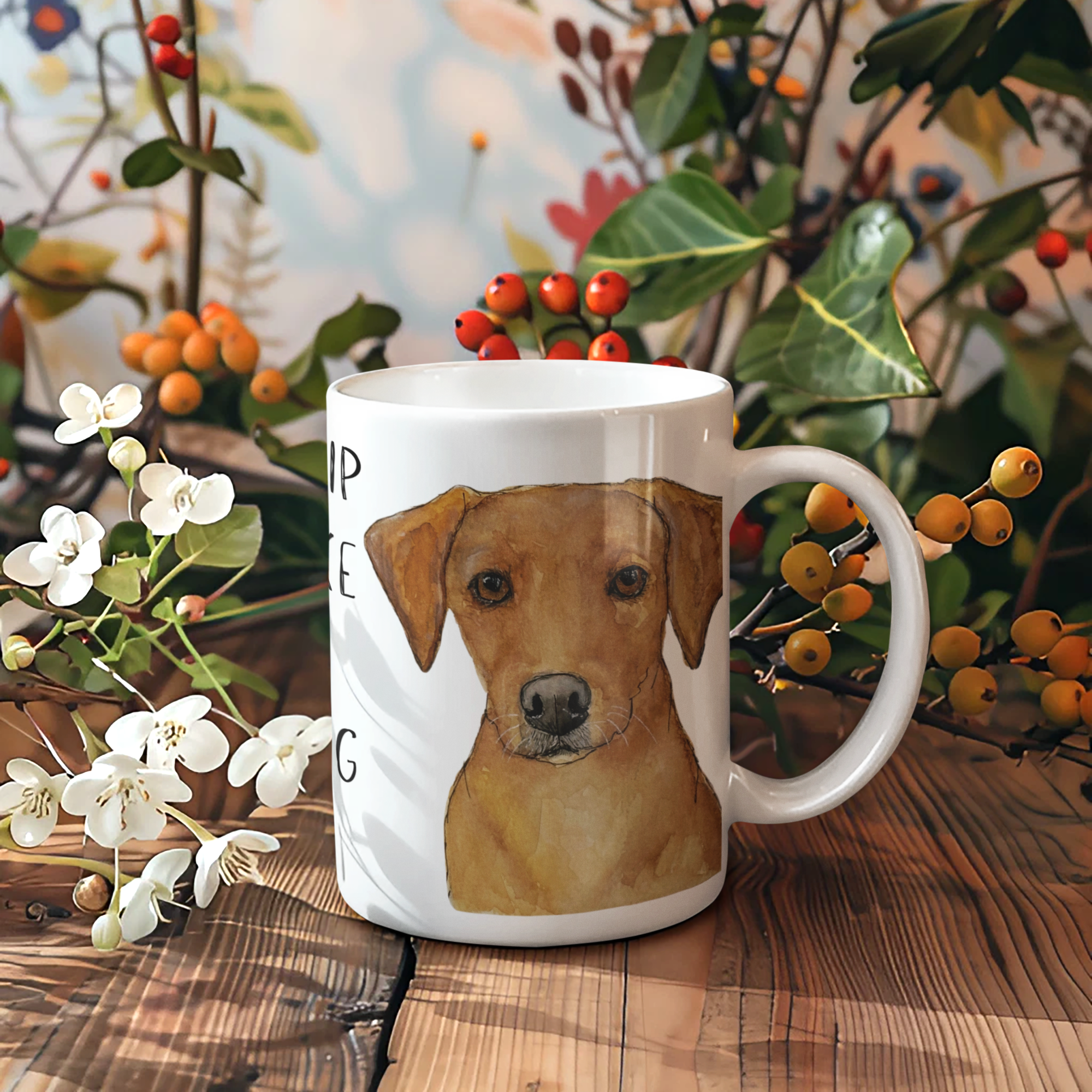 Labrador Mug – Powered by Caffeine &amp; Crumbs