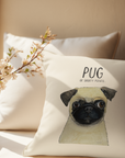 Snuggle Up with Pug Vibes – Adorable Pug Cushion Cover!