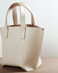 Model Bucket Leather Shoulder Bag
