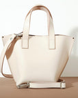 Model Bucket Leather Shoulder Bag
