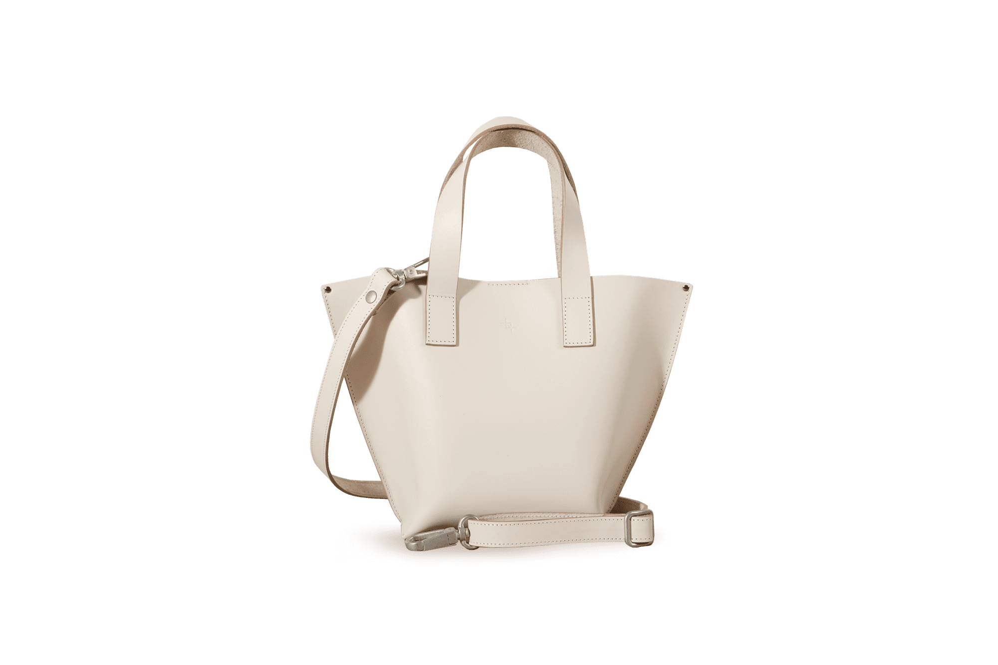 Model Bucket Leather Shoulder Bag