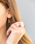 ESSENTIALS Amber Drop Earrings