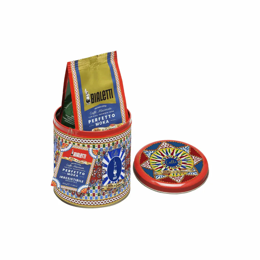 Bialetti X Dolce&amp;Gabbana Sicilian Cart Gift Set (Moka 3 Cup and Coffee)