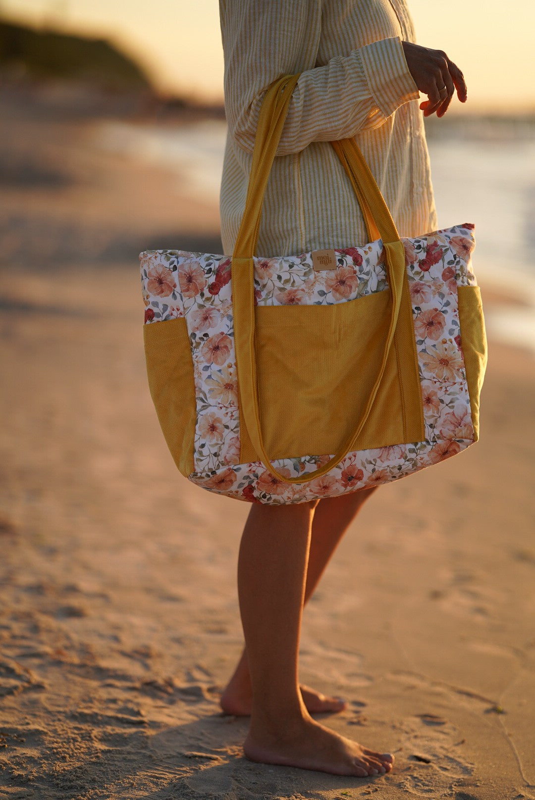 Flower Power Weekender Bag for Travel and Mum Life