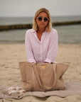 Latte Weekender Bag for Stylish Escapes