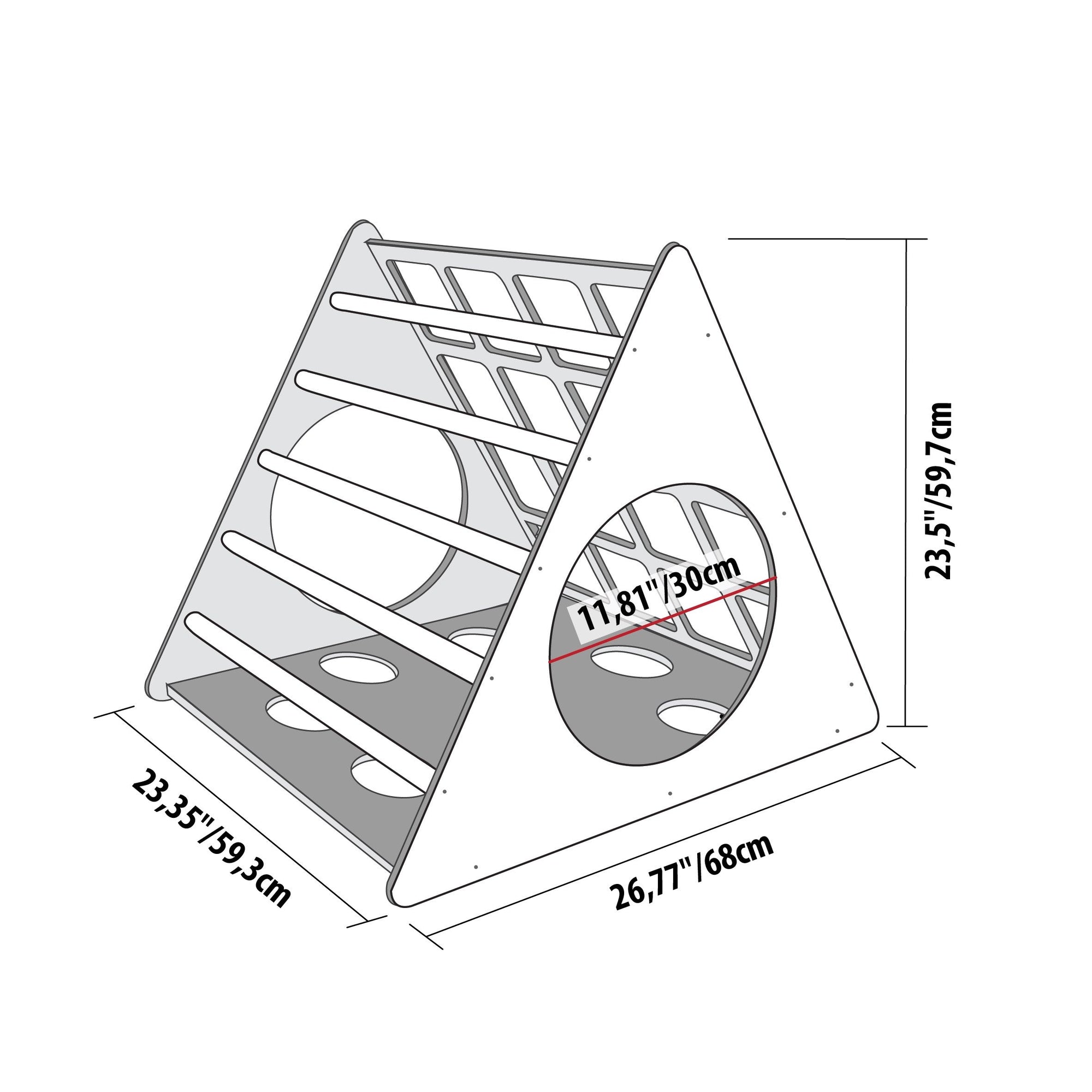 Montessori Three Angle Climber for Toddlers