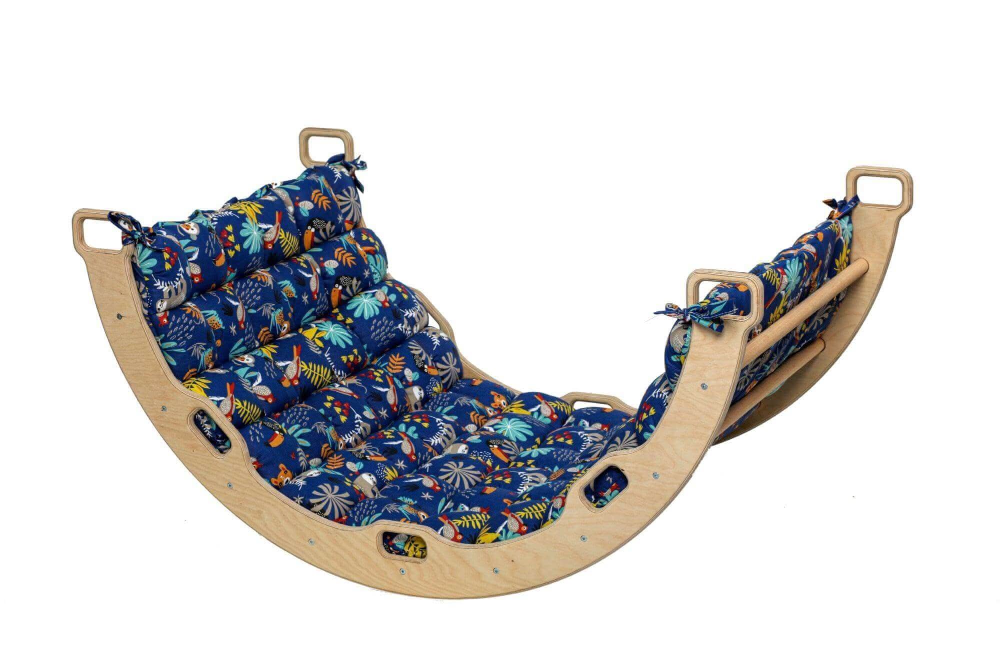 Montessori Arch with XL Forest Design Pillow-4