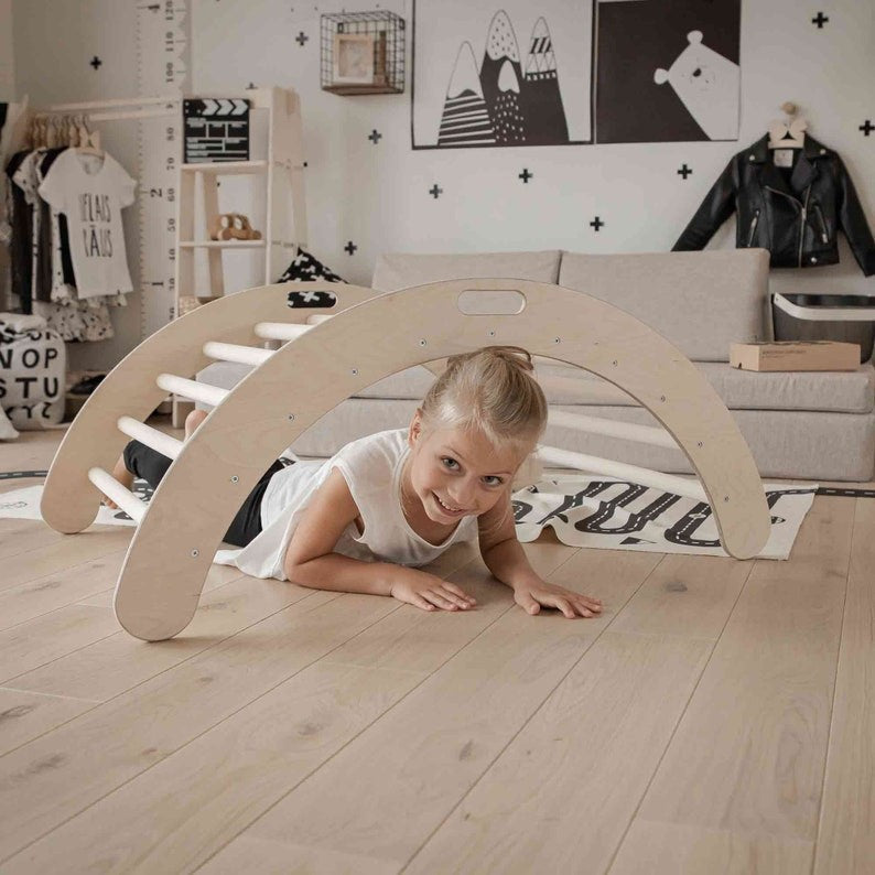 Wooden Climbing Arch for Toddlers