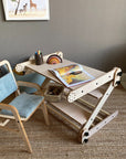 Montessori Climbing Set and Multiuse Table with Drawing Board