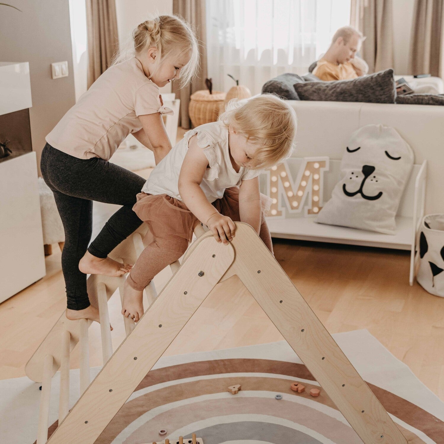 Indoor Climbing Triangle for Energetic Toddlers