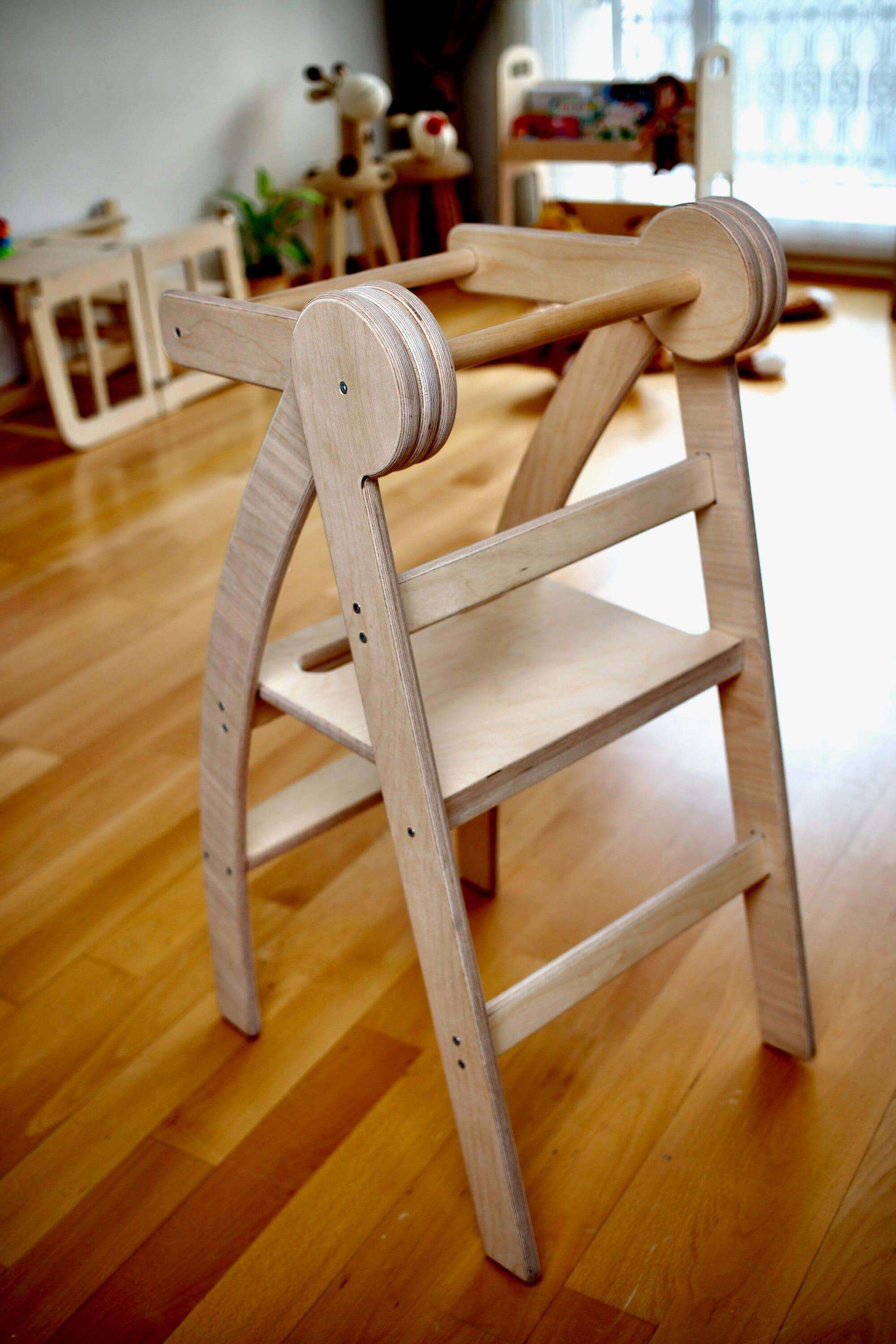 Montessori Foldable Toddler Tower-3