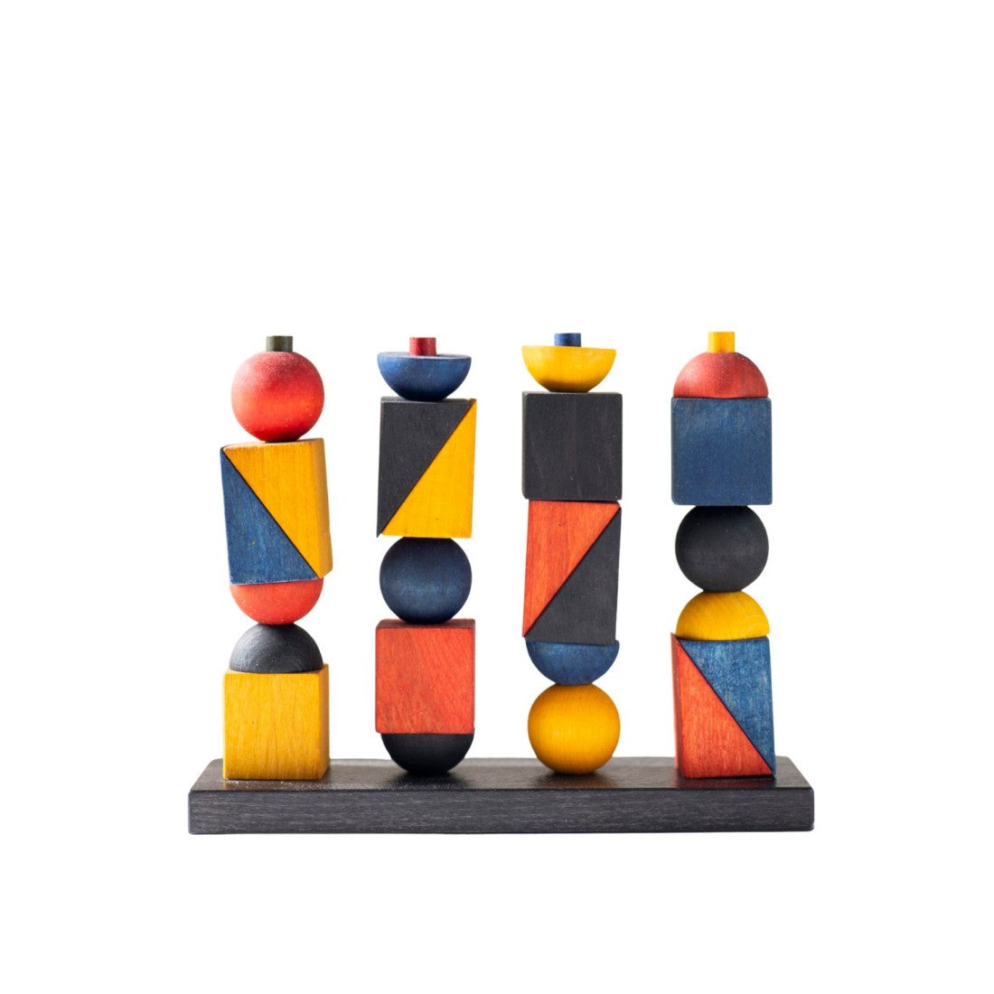 Wooden Stacking Toy in Modern Design