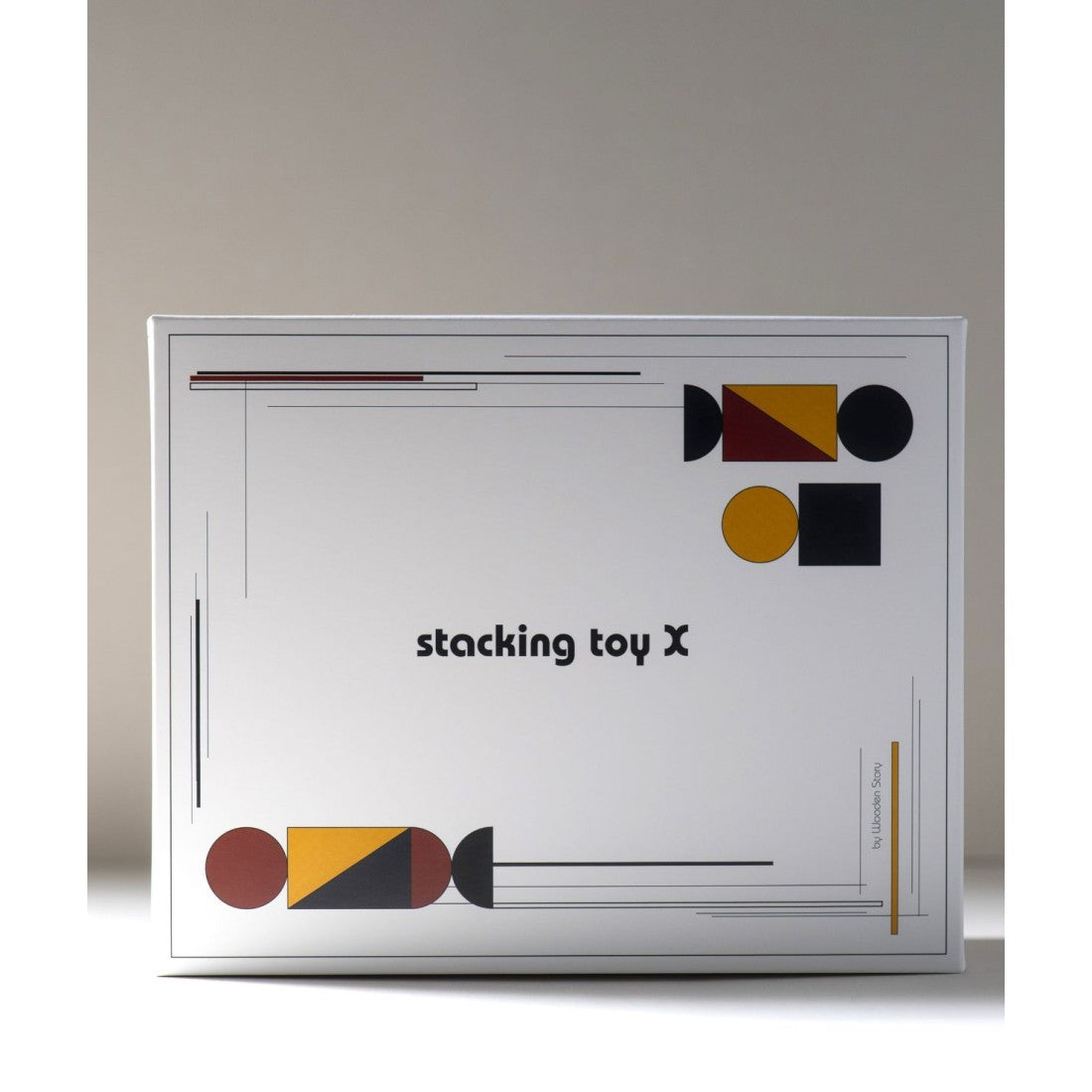 Wooden Stacking Toy in Modern Design
