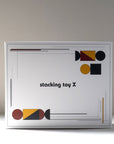 Wooden Stacking Toy in Modern Design