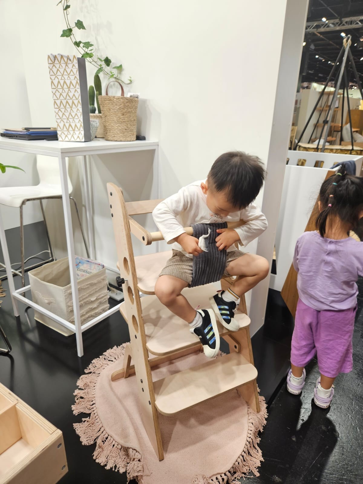 Montessori Learning Tower and High Chair Combo
