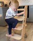 Montessori Learning Tower and High Chair Combo