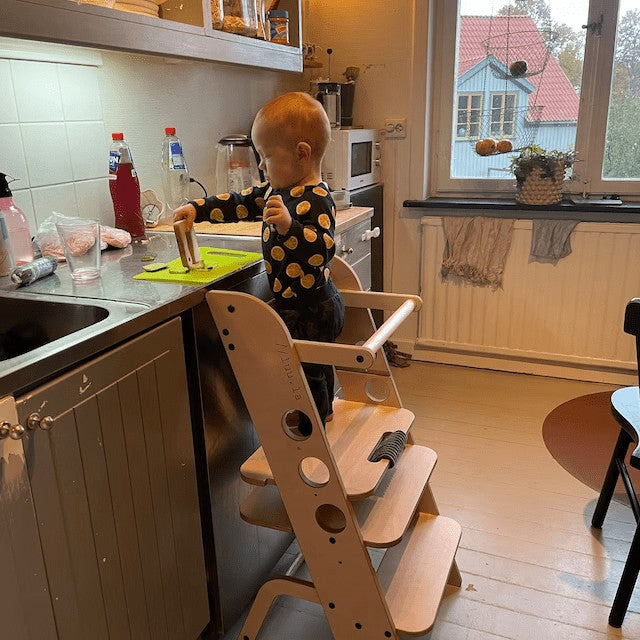 Montessori Learning Tower and High Chair Combo