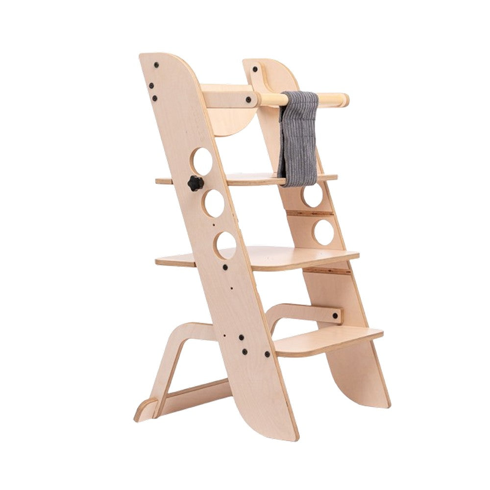 Montessori Learning Tower and High Chair Combo