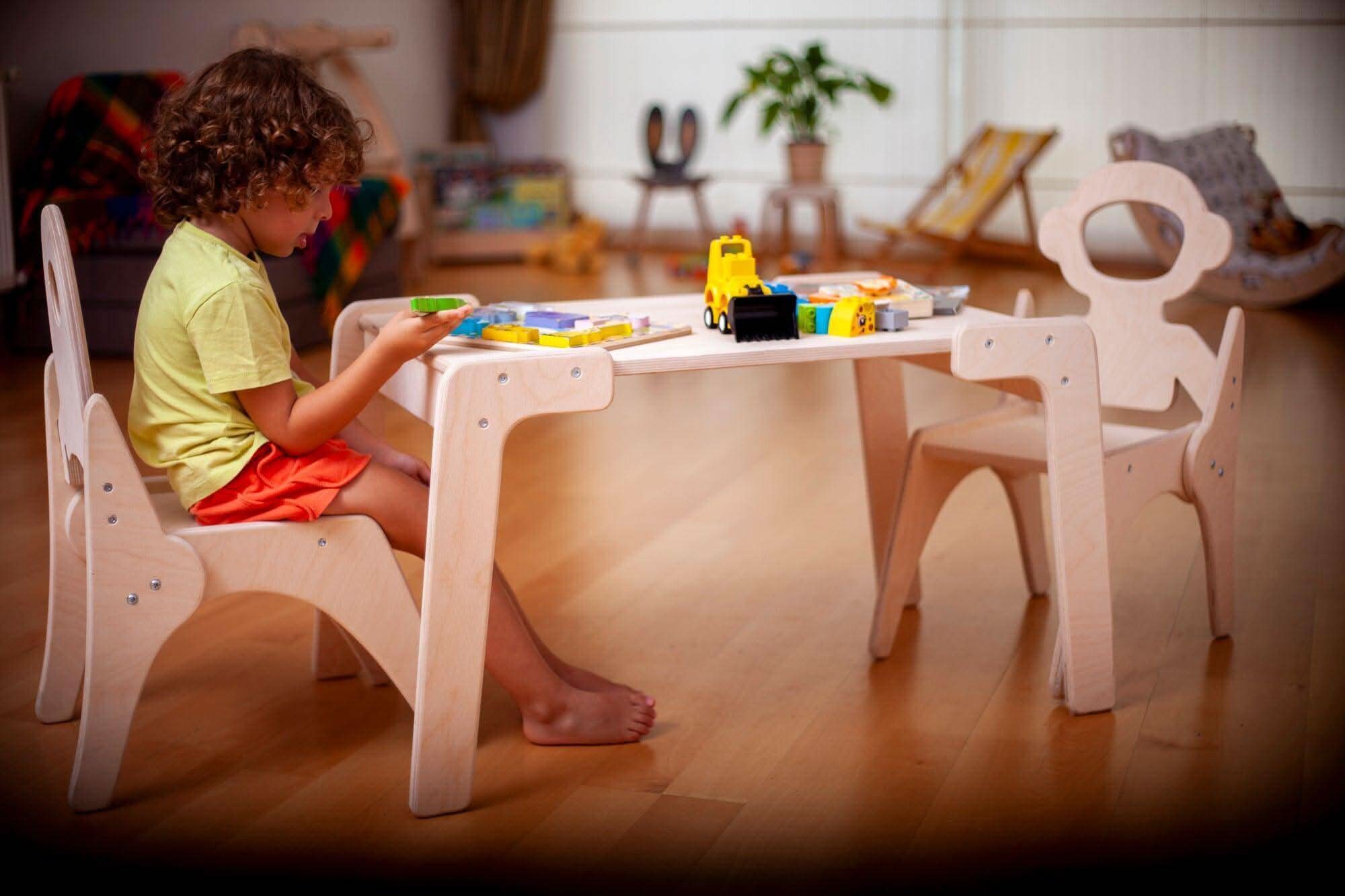 Montessori Table and Chair Set-3