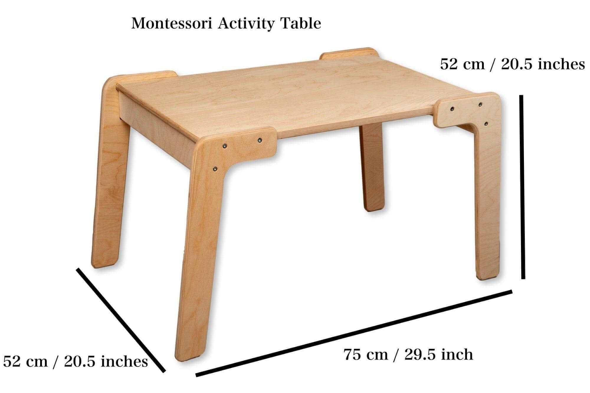 Montessori Table and Chair Set-4