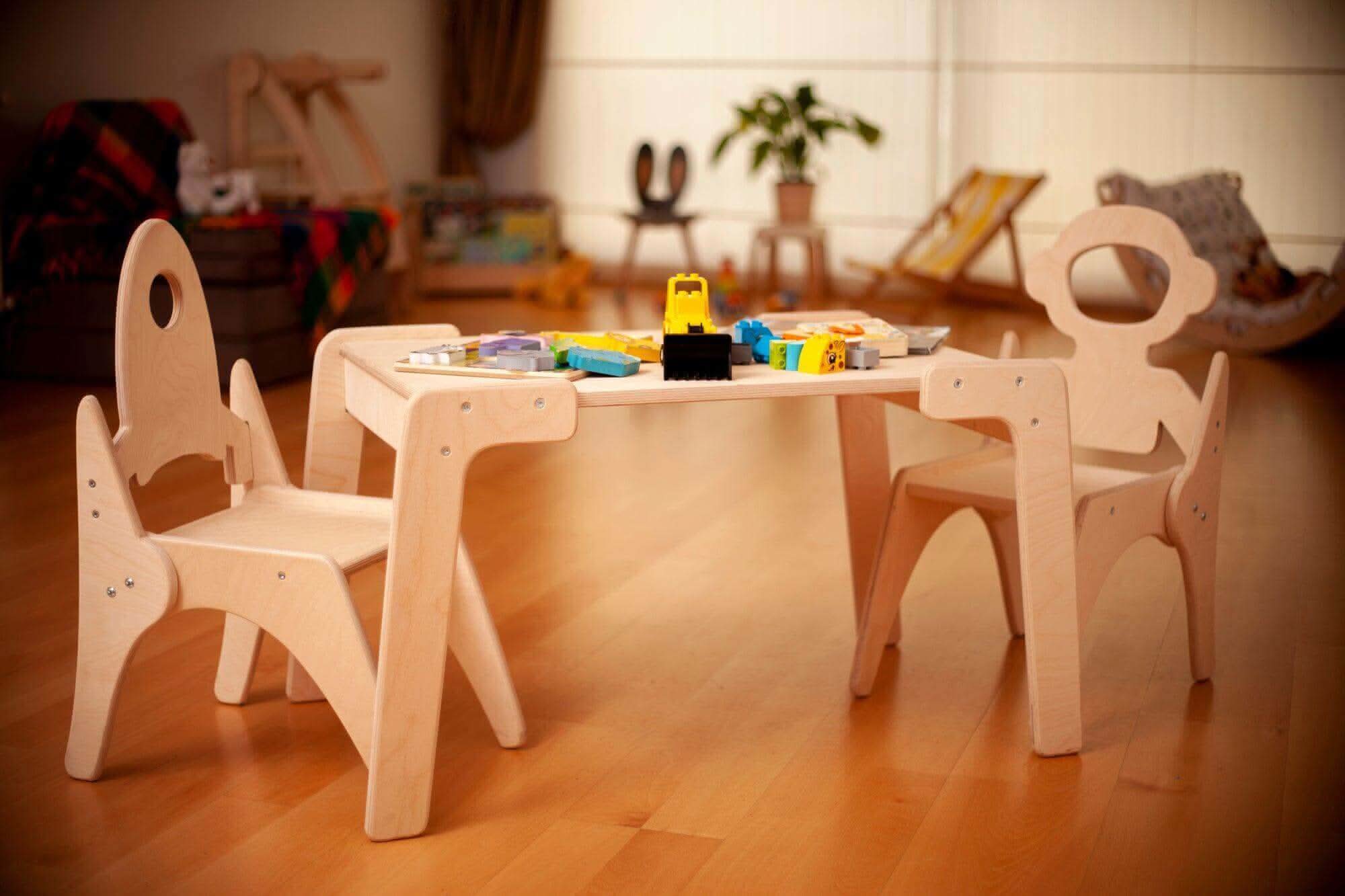 Montessori Table and Chair Set-9