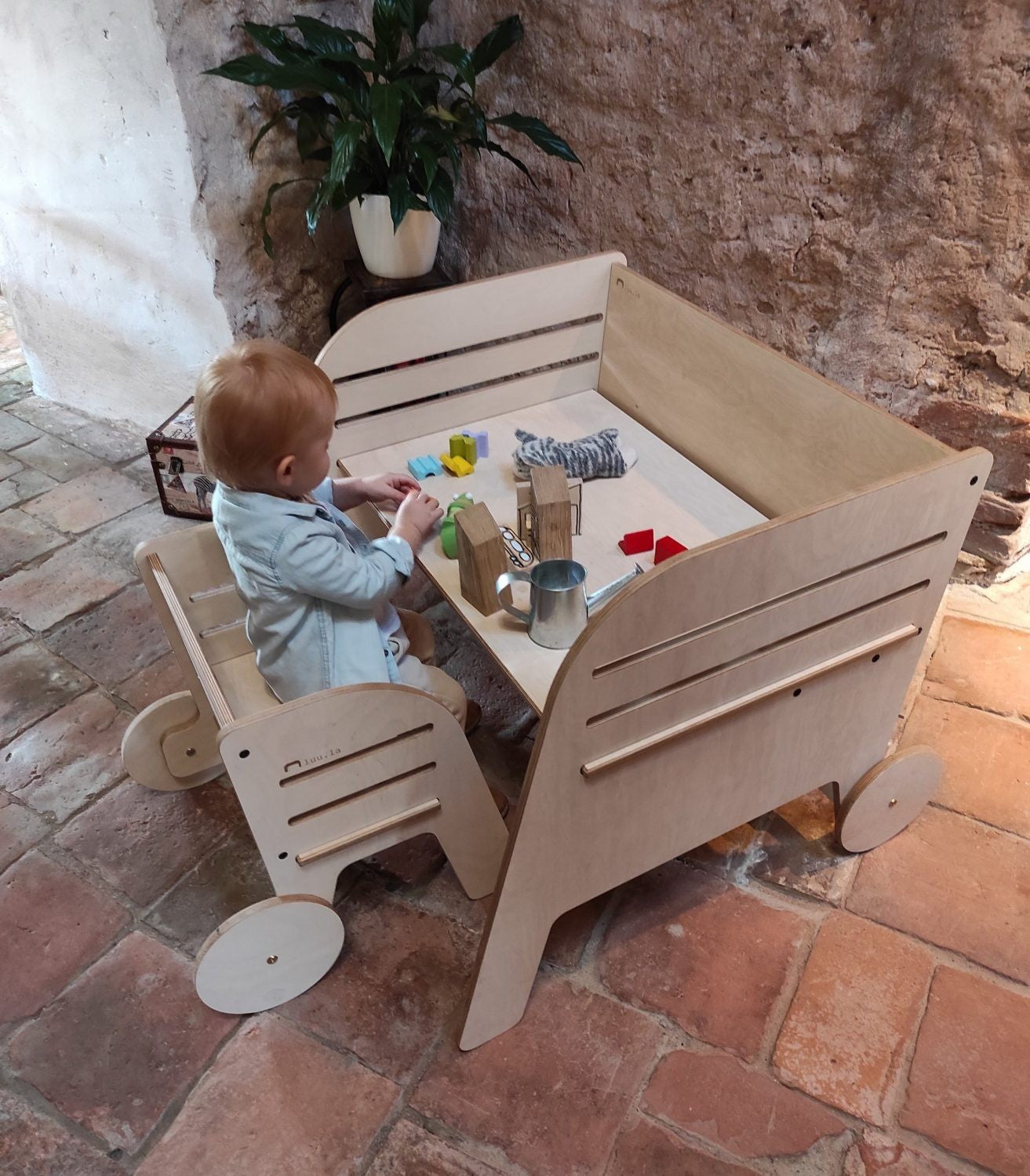 Montessori Inspired Kids Table and Chair Set