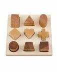 Wooden Shape Sorting Blocks by Wooden Story - Eco-Friendly Educational Toy for Toddlers by Wooden Story at www.brixbailey.com