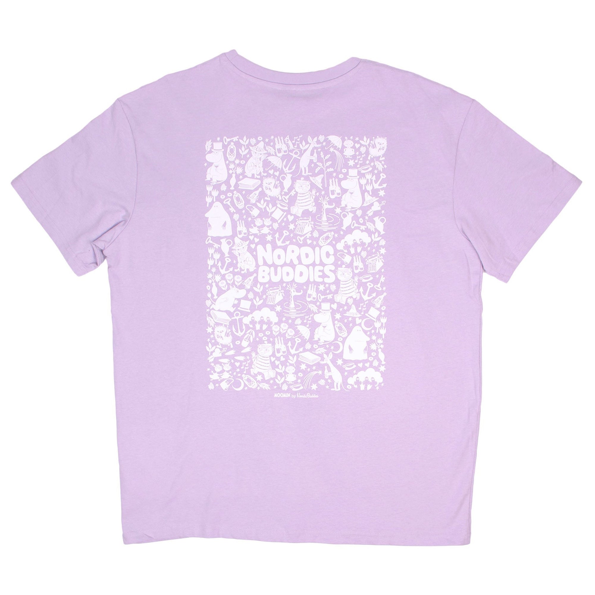 Heavyweight Lilac Cotton T Shirt
