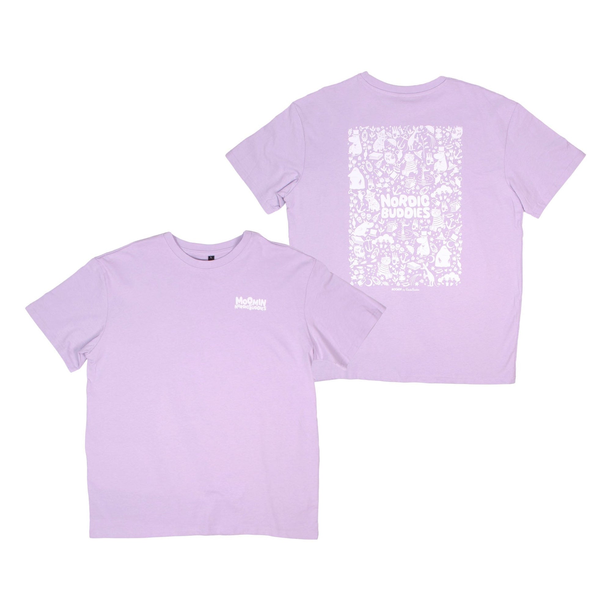 Heavyweight Lilac Cotton T Shirt