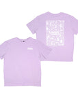 Heavyweight Lilac Cotton T Shirt